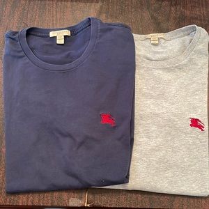 Two Burberry Brit Men’s Tee Shirts